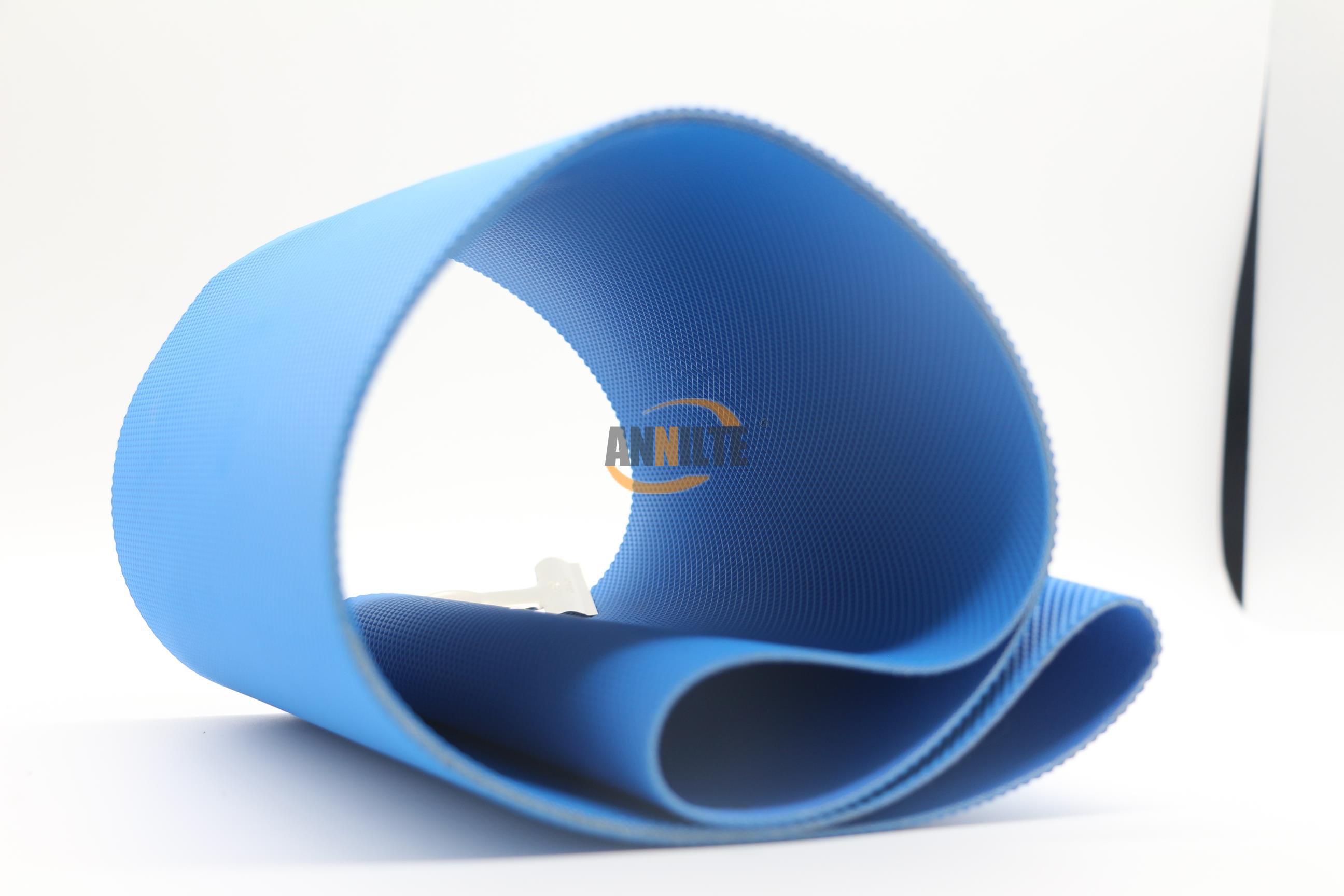 藍色pu聚氨酯輸送帶價格